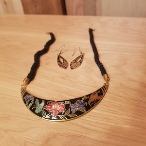 Beautiful necklace and earring set from Norway